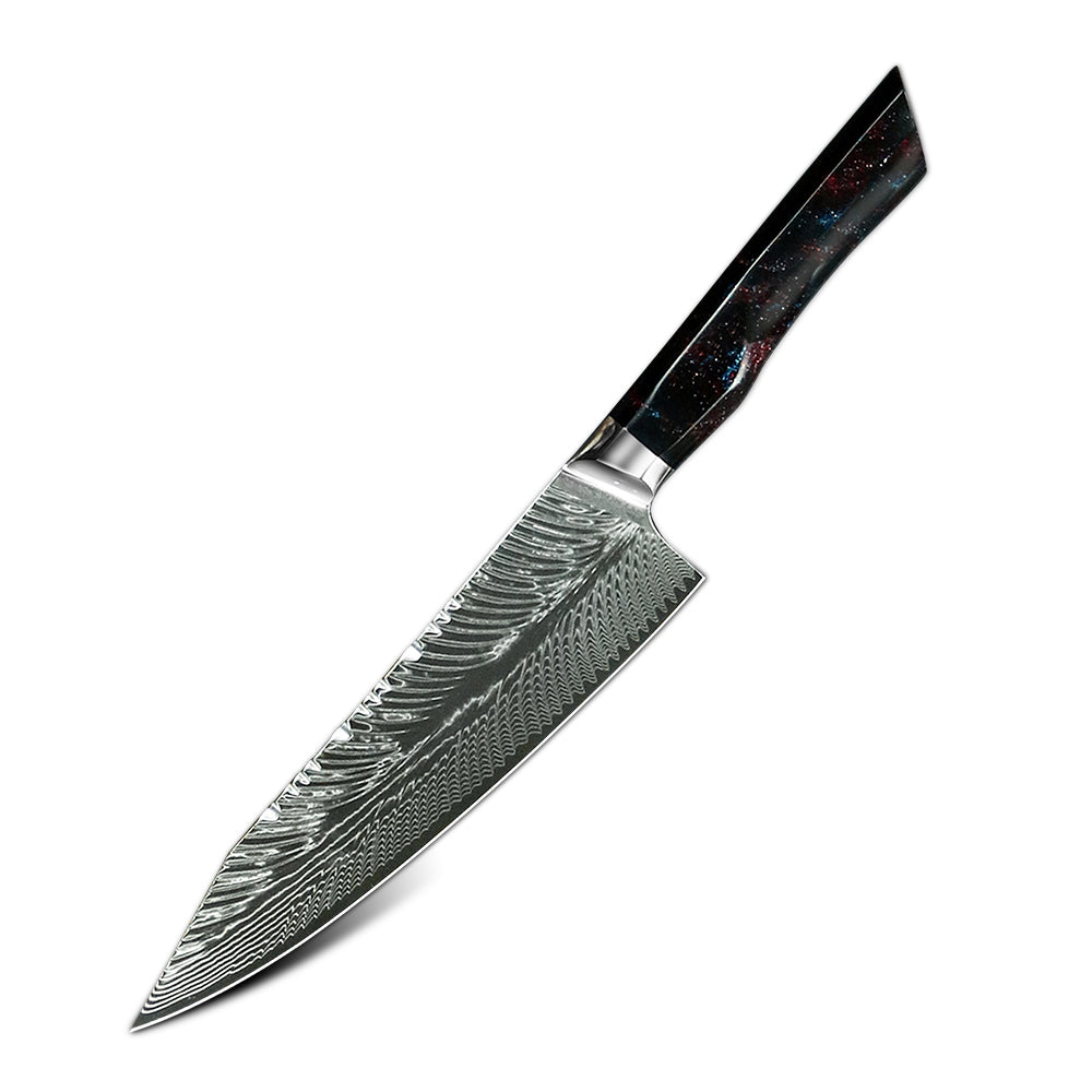 73 layers Damascus Steel AUS10 Chef Knife Set