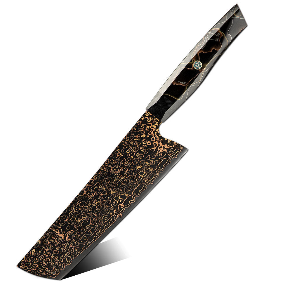 Amber VG10 Copper Japanese Damascus Steel Chef's Knife II
