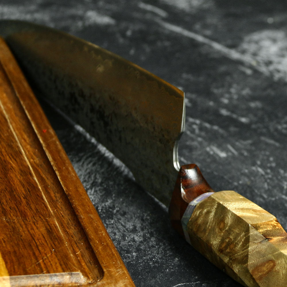 Classic Japanese hand-forged vg10 damascus kitchen knife set