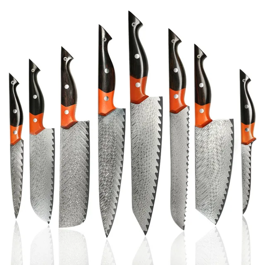 Elephant series 8-piece Damascus Chef Knife